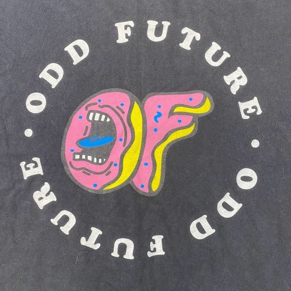 Santa Cruz Odd Future Graphic Skateboarding Tee Thrifted Vintage Style Size L - Picture 10 of 14